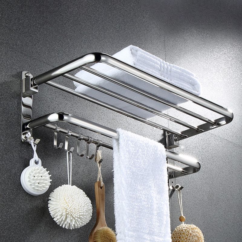 Modern Bathroom Accessory Set Silver Bathroom Accessories Hardware Set -  Clearhalo