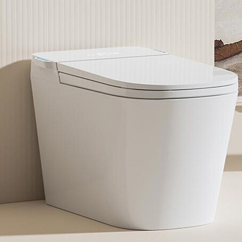 Modern Siphon Jet Flush Toilet Floor Mount One-Piece Toilet Toilet -  Clearhalo