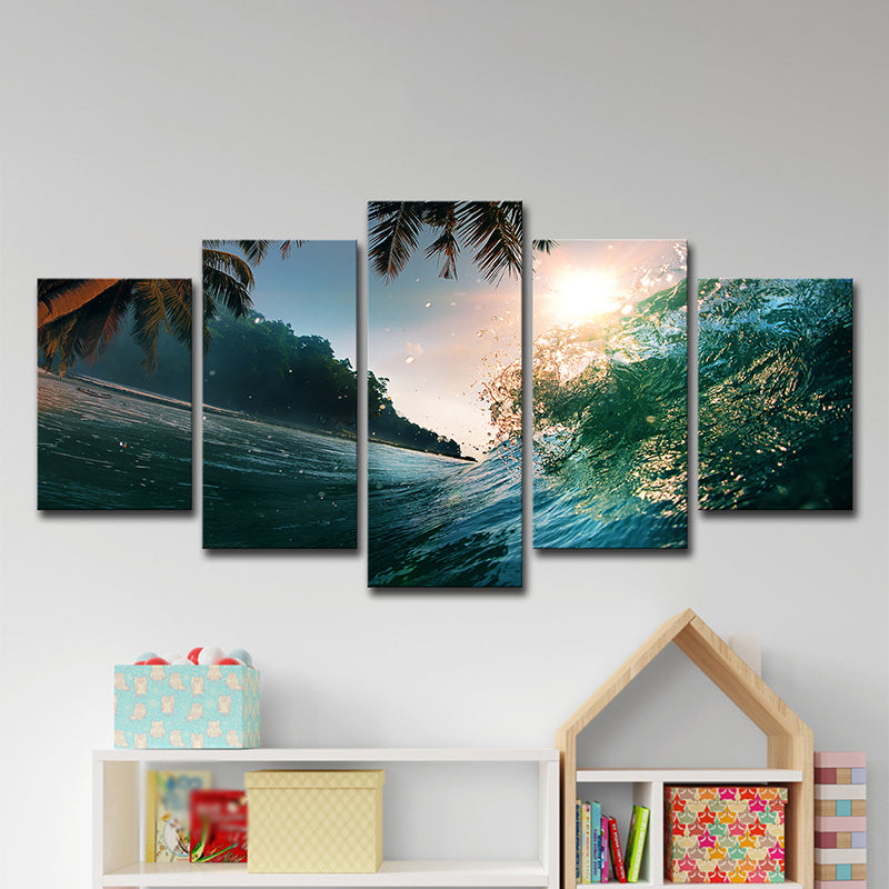 Green Mount Way 5 Piece Wall Art 