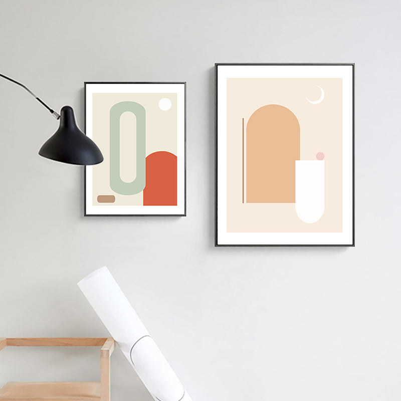 Abstract Square Geometric Prints, Minimalist Minimal Simple Colourful  Graphic, Home Sitting Living Room Nursery Wall Art Decor 5x5 7x7 12x12 
