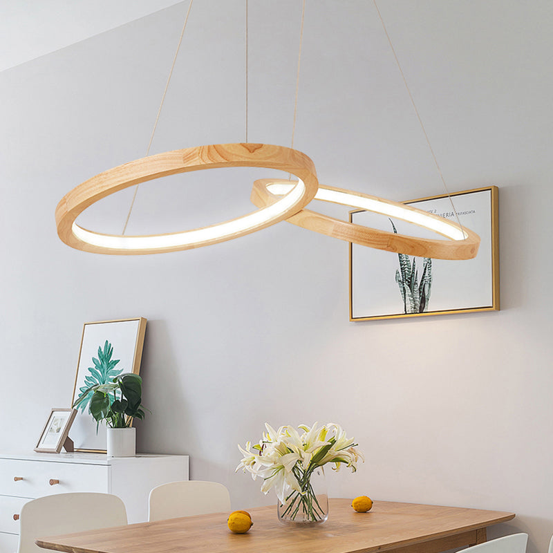 Wooden chandelier hot sale modern