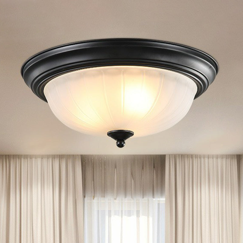 Flush mount dome on sale ceiling light