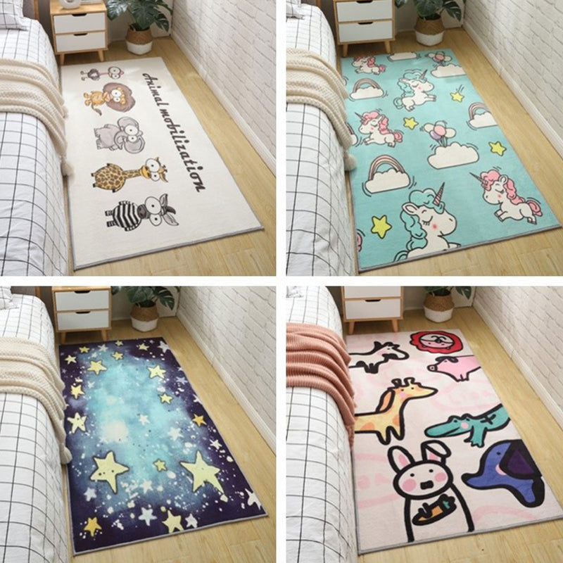 4 Colors, Cute Dog Pattern Anti-Slip Rug