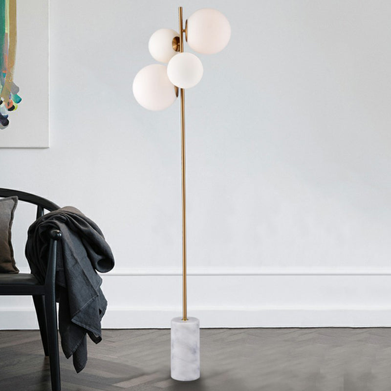 4 head floor deals lamp