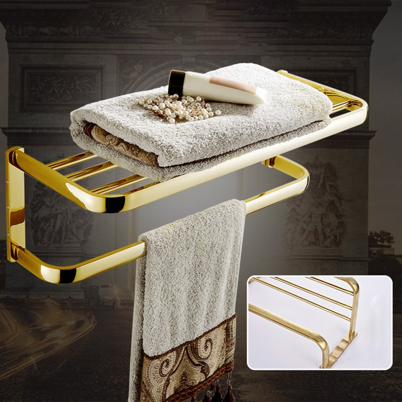 Chrome/Gold Bathroom Accessory Set Modern Metal Bathroom Hardware