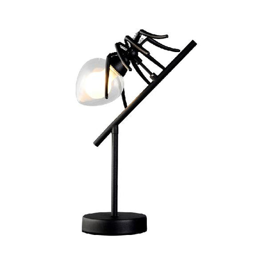 Spider Accent Lamp Vintage Metal 1-Light Accent Table Lamp for Bedside Black Clearhalo 'Lamps' 'Table Lamps' Lighting' 103558