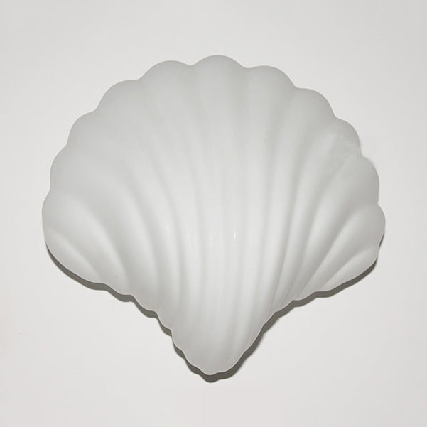 Bedroom Nursing Room Shell Wall Light Acrylic 1 Light Lovely Modern Wall Lamp in White Clearhalo 'Wall Lamps & Sconces' 'Wall Lights' Lighting' 103608