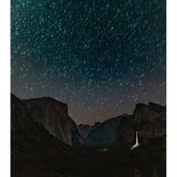 Starry Sky and Mountain Mural Wallpaper for Bedroom Decor Contemporary Wall Art, Made to Measure Clearhalo 'Wall Decor' 'Wall Mural' 1061773