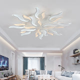 Blossoming Living Room Flush Mount Light Acrylic LED 3/6/9-Light Modern Ceiling Light Fixture in Warm/White/Natural Light Clearhalo 'Ceiling Lights' 'Close To Ceiling Lights' 'Close to ceiling' 'Semi-flushmount' Lighting' 106388