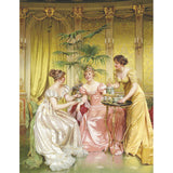 Vintage Fairy Lady Wall Mural in Pink and Yellow Living Room Wall Covering, Made to Measure Clearhalo 'Wall Decor' 'Wall Mural' 1122412