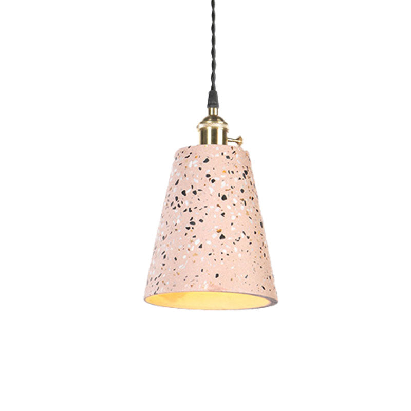 Tapered Shade Hanging Light 1 Light Contemporary Cement Pendant Ceiling Light for Cafe Clearhalo 'Ceiling Lights' 'Modern Pendants' 'Modern' 'Pendant Lights' 'Pendants' Lighting' 1127915