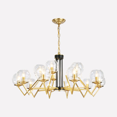 Elegance Modern Brass Pendant Light 15.6