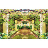 3D Visual Garden Pathway Mural Novelty Stain Resistant Living Room Wall Art, Custom Size Available Clearhalo 'Wall Decor' 'Wall Mural' 1171560