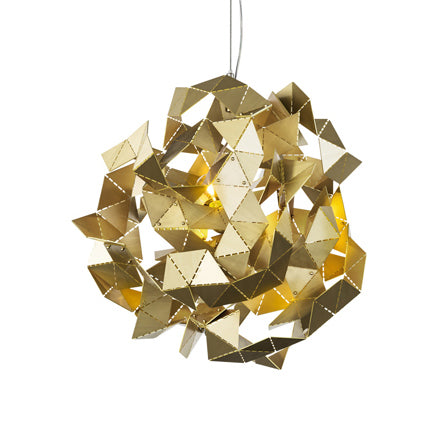 Metal Abstract Hanging Light Fixture Triple Light Post Modern Ceiling Chandelier in Black/Gold/Silver Gold Clearhalo 'Ceiling Lights' 'Chandeliers' 'Modern Chandeliers' 'Modern' Lighting' 117993