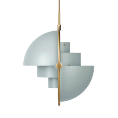 Metal Rotated Pendant Lighting in Modern Style 1 Light Black/White/Gold Hanging Light Clearhalo 'Ceiling Lights' 'Modern Pendants' 'Modern' 'Pendant Lights' 'Pendants' Lighting' 118450