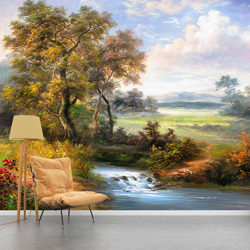 Wall Mural deals Forest Stream Wallpaper Wall Decoration Print Picture Image 151x105in