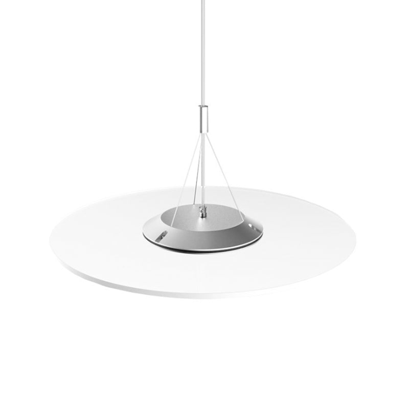 Clear Disc Drop Pendant Simplicity LED Acrylic Hanging Ceiling Light for Dining Room Clearhalo 'Ceiling Lights' 'Modern Pendants' 'Modern' 'Pendant Lights' 'Pendants' Lighting' 119087