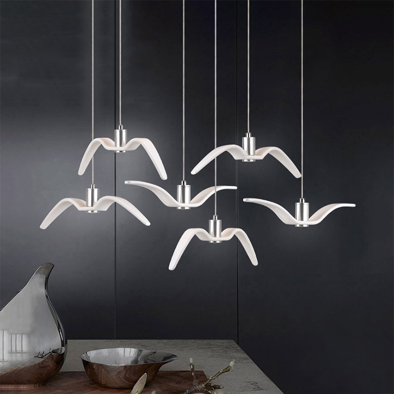 Modern Metal Pendant Lighting, Seagull Ceiling Light Fixture Clearhalo 'Ceiling Lights' 'Modern Pendants' 'Modern' 'Pendant Lights' 'Pendants' Lighting' 119133