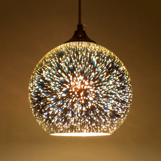 Contemporary Orb Mini Pendant Light Glass Shade One Head Hanging Lamp for Bar Cafe Clearhalo 'Ceiling Lights' 'Glass shade' 'Glass' 'Modern Pendants' 'Modern' 'Pendant Lights' 'Pendants' Lighting' 119608