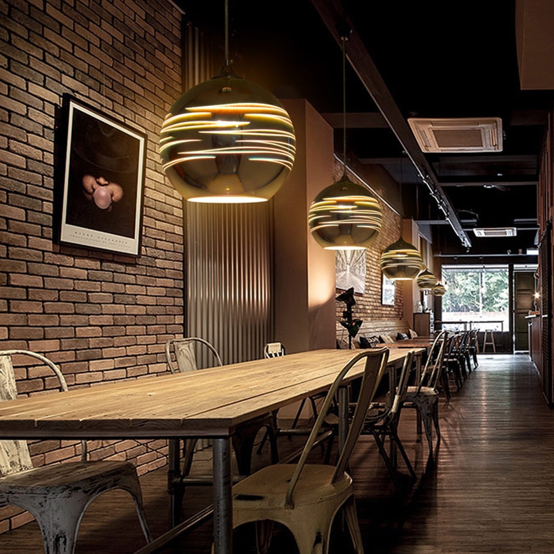 Contemporary Orb Mini Pendant Light Glass Shade One Head Hanging Lamp for Bar Cafe Clearhalo 'Ceiling Lights' 'Glass shade' 'Glass' 'Modern Pendants' 'Modern' 'Pendant Lights' 'Pendants' Lighting' 119609