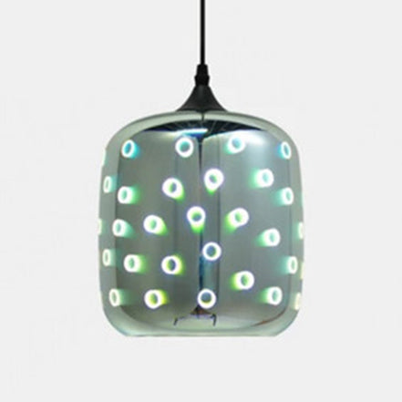 Contemporary Orb Mini Pendant Light Glass Shade One Head Hanging Lamp for Bar Cafe Chrome B Clearhalo 'Ceiling Lights' 'Glass shade' 'Glass' 'Modern Pendants' 'Modern' 'Pendant Lights' 'Pendants' Lighting' 119619