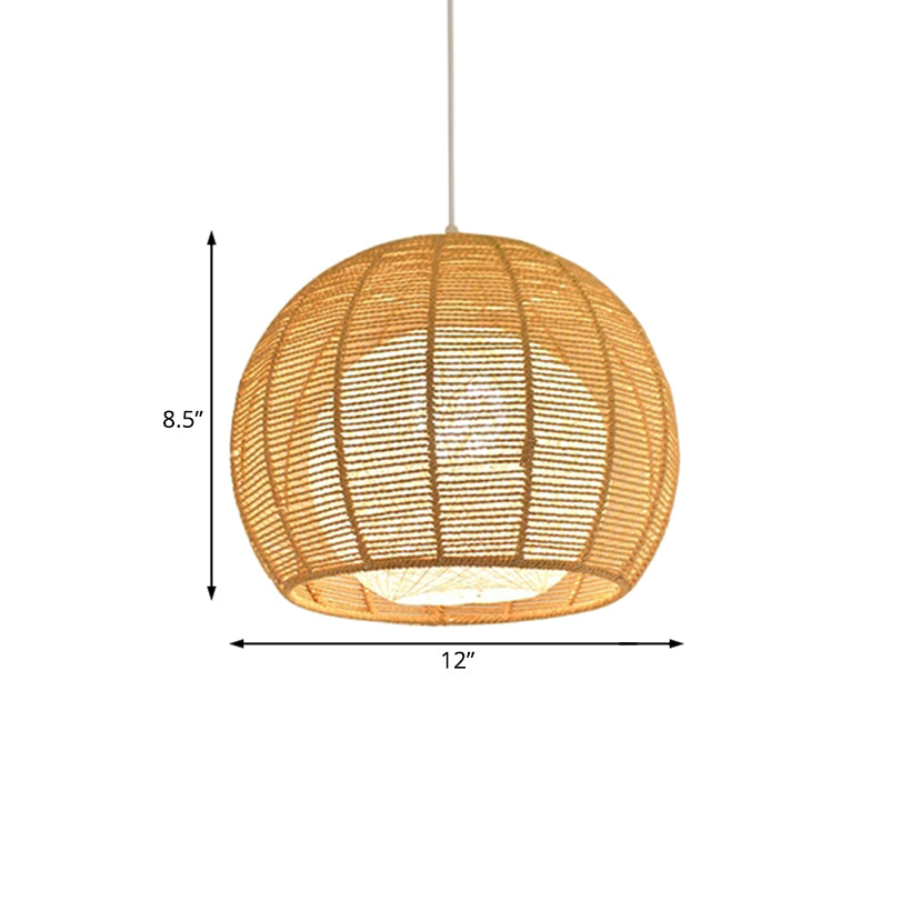 Rustic Pendant Hanging 2024 Ceiling Light, Sigle Bulb, 12