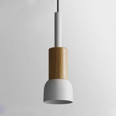 Barrel/Dome/Cone Metal Suspension Pendant Modernism 1 Light White/Yellow/Green Hanging Ceiling Light White Barrel Clearhalo 'Ceiling Lights' 'Modern Pendants' 'Modern' 'Pendant Lights' 'Pendants' Lighting' 119952