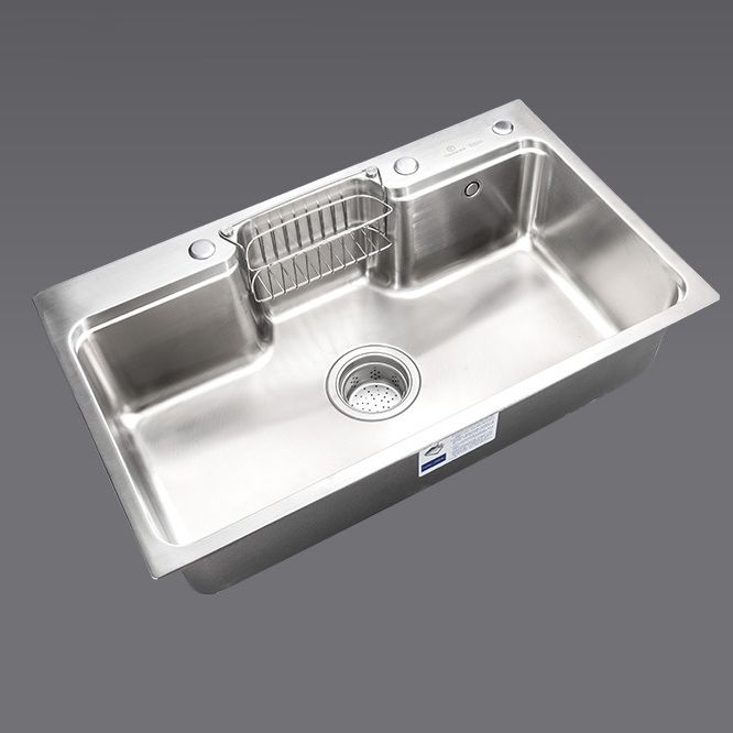 Stainless Steel Kitchen Sink Single Bowl Kitchen Sink(Not Included Faucet) Clearhalo 'Home Improvement' 'home_improvement' 'home_improvement_kitchen_sinks' 'Kitchen Remodel & Kitchen Fixtures' 'Kitchen Sinks & Faucet Components' 'Kitchen Sinks' 'kitchen_sinks' 1200x1200_001dafa6-fb48-44cc-8796-1be896bb3482