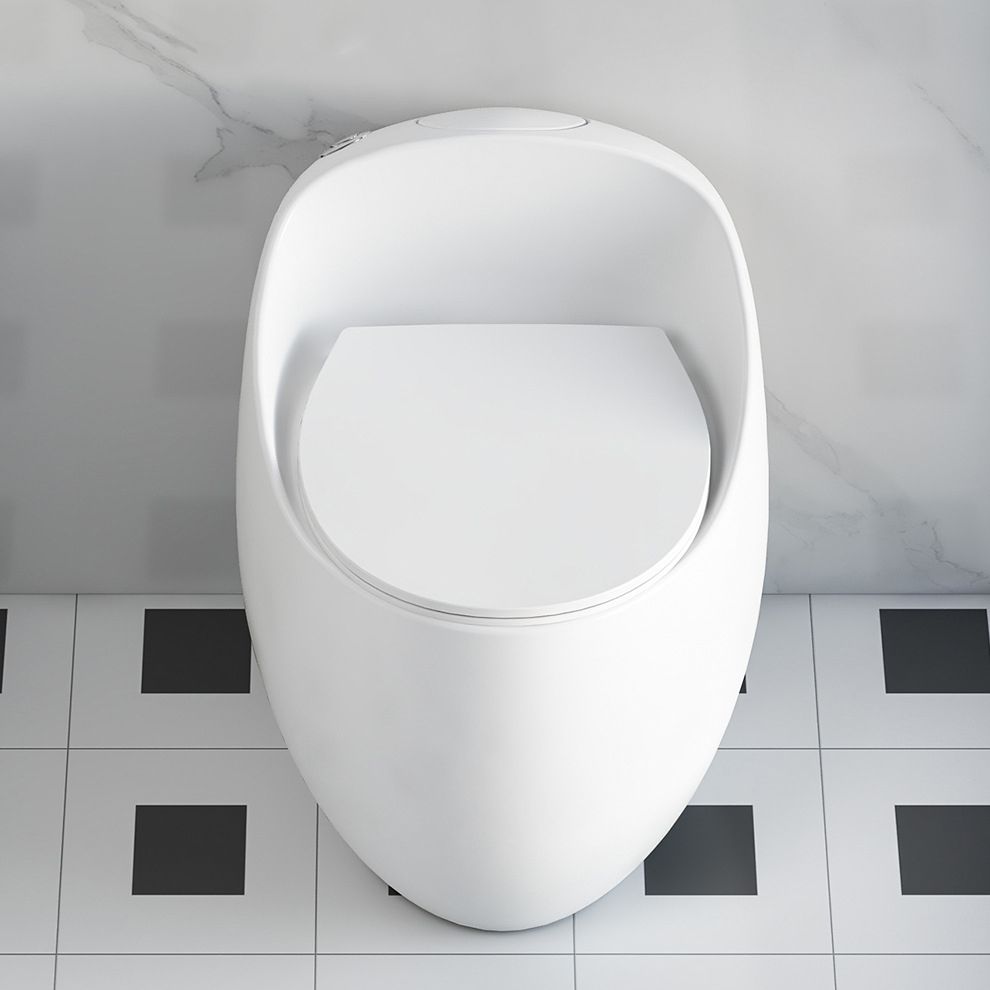 Modern Seat Included One Piece Toilet Round Floor Mounted Toilet Bowl for Washroom Clearhalo 'Bathroom Remodel & Bathroom Fixtures' 'Home Improvement' 'home_improvement' 'home_improvement_toilets' 'Toilets & Bidets' 'Toilets' 1200x1200_00379d44-473b-4c52-ac98-0a604c3a2a37