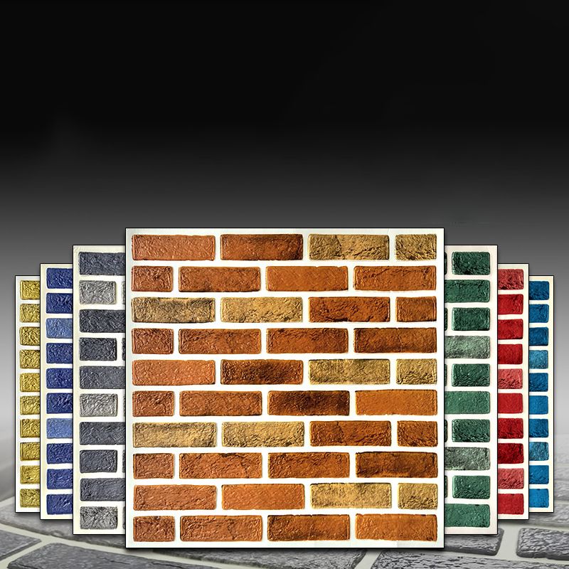 Industrial Style 3D Wall Plank Brick Wall Panels Peel Stick Installation Clearhalo 'Flooring 'Home Improvement' 'home_improvement' 'home_improvement_wall_paneling' 'Wall Paneling' 'wall_paneling' 'Walls & Ceilings' Walls and Ceiling' 1200x1200_004d97df-e2ea-4dbb-9492-f80bab74f54e