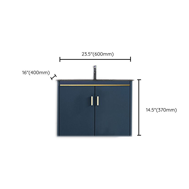 Modern Wall-mounted Bathroom Vanity Cabinet with Soft Close Door Clearhalo 'Bathroom Remodel & Bathroom Fixtures' 'Bathroom Vanities' 'bathroom_vanities' 'Home Improvement' 'home_improvement' 'home_improvement_bathroom_vanities' 1200x1200_0060e402-5657-46ea-8540-9cfbf1d8e298