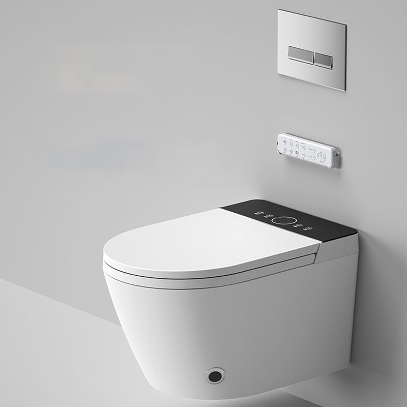 Elongated Wall Mounted Bidet Smart Bidet with Dryer and Heated Seat Clearhalo 'Bathroom Remodel & Bathroom Fixtures' 'Bidets' 'Home Improvement' 'home_improvement' 'home_improvement_bidets' 'Toilets & Bidets' 1200x1200_00b5e07b-7dfb-4b5a-a779-d776a57390fb