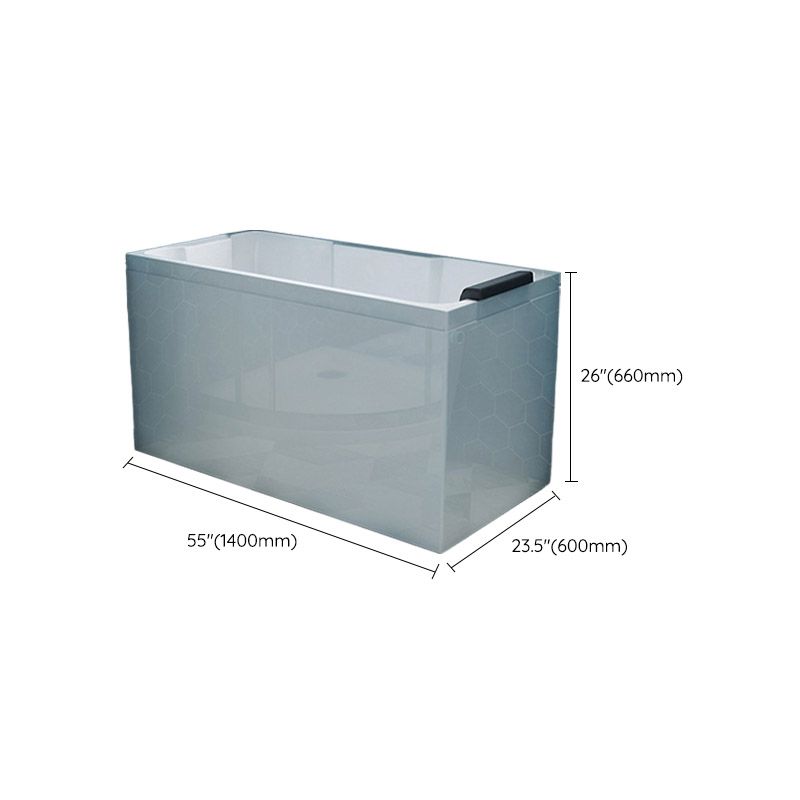 Bathroom Acrylic Apron Front Bathtub Modern Rectangular Bathtub in White Clearhalo 'Bathroom Remodel & Bathroom Fixtures' 'Bathtubs' 'Home Improvement' 'home_improvement' 'home_improvement_bathtubs' 'Showers & Bathtubs' 1200x1200_00df528f-6575-4b6a-ade3-6d05c0aaac39