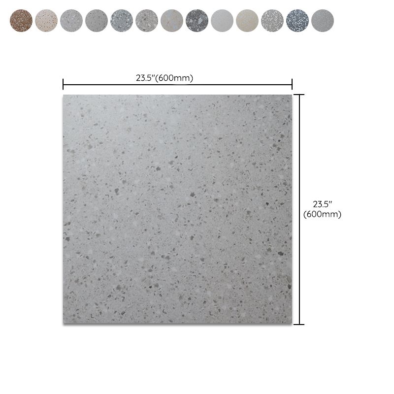 Bathroom Floor Wall Tile Ceramic Square Terrazzo Indoor Tile Clearhalo 'Floor Tiles & Wall Tiles' 'floor_tiles_wall_tiles' 'Flooring 'Home Improvement' 'home_improvement' 'home_improvement_floor_tiles_wall_tiles' Walls and Ceiling' 1200x1200_01089974-b6ff-4902-9a71-3a46425d6551