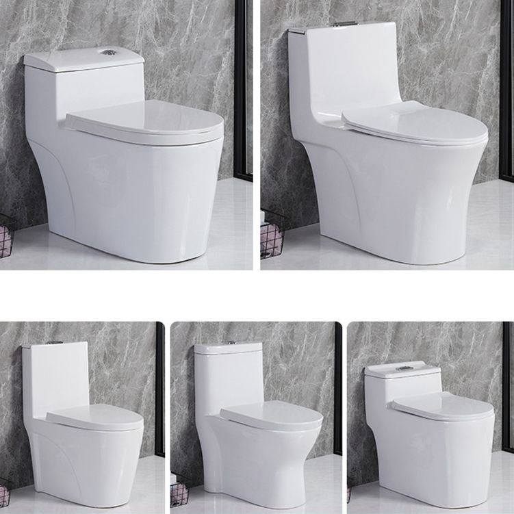 Modern Siphon Jet Toilet Floor Mount Flush Toilet with Toilet Seat Clearhalo 'Bathroom Remodel & Bathroom Fixtures' 'Home Improvement' 'home_improvement' 'home_improvement_toilets' 'Toilets & Bidets' 'Toilets' 1200x1200_010fd972-0db8-43ec-8db9-de035e96f823