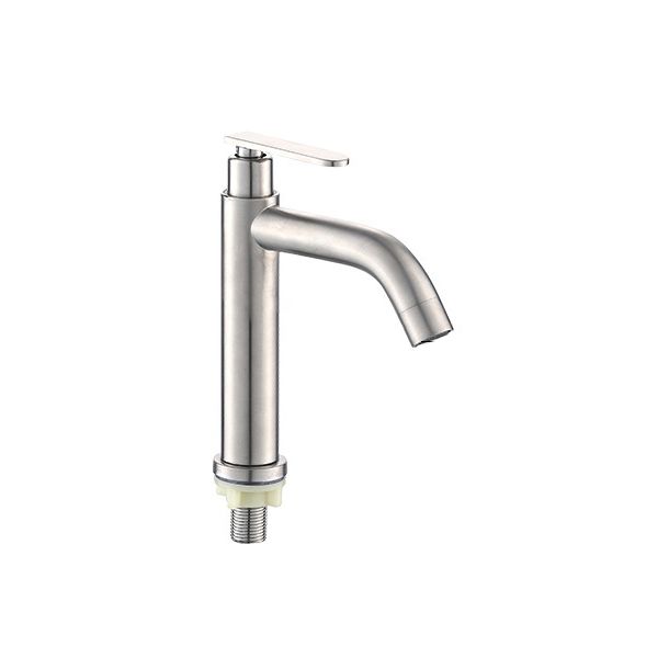 Modern Vessel Faucet Stainless Steel Low Arc Basin Lavatory Faucet Clearhalo 'Bathroom Remodel & Bathroom Fixtures' 'Bathroom Sink Faucets' 'Bathroom Sinks & Faucet Components' 'bathroom_sink_faucets' 'Home Improvement' 'home_improvement' 'home_improvement_bathroom_sink_faucets' 1200x1200_0122c0fc-3c98-4857-89de-a3334127a873