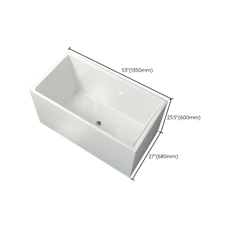 Soaking Rectangular Bathtub Antique Finish Freestanding Bath Tub Clearhalo 'Bathroom Remodel & Bathroom Fixtures' 'Bathtubs' 'Home Improvement' 'home_improvement' 'home_improvement_bathtubs' 'Showers & Bathtubs' 1200x1200_013877d2-e206-487e-905c-f0711f0e8d91