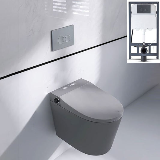 Elongated Wall Mounted Bidet Deodorizing Smart Bidet with Heated Seat Clearhalo 'Bathroom Remodel & Bathroom Fixtures' 'Bidets' 'Home Improvement' 'home_improvement' 'home_improvement_bidets' 'Toilets & Bidets' 1200x1200_016306a9-031c-4a2a-9013-f34513c4650d