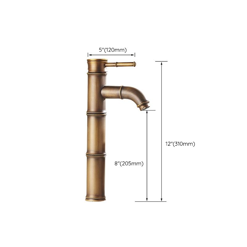 Lever Handle Farmhouse Faucet Circular Low-arc Sink Faucet for Bathroom Clearhalo 'Accueil' 'Amélioration Domiciliaire' 'bathroom_sink_faucets' 'Ensembles de Lavabo & de Robinet de Toilette' 'home_improvement' 'home_improvement_bathroom_sink_faucets' 'Robinet de Lavabo de Salle de Bain' 'Rénovation et Équipement de Salle de Bain' 1200x1200_01a1df72-853d-40ab-a683-e6ca7b6b2a16