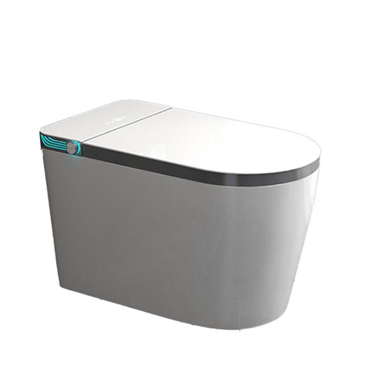 White Contemporary Foot Sensor Ceramic with Heated Seat Smart Toilet Clearhalo 'Bathroom Remodel & Bathroom Fixtures' 'Bidets' 'Home Improvement' 'home_improvement' 'home_improvement_bidets' 'Toilets & Bidets' 1200x1200_01b0642f-3fde-44be-b485-5bf8573f24bf