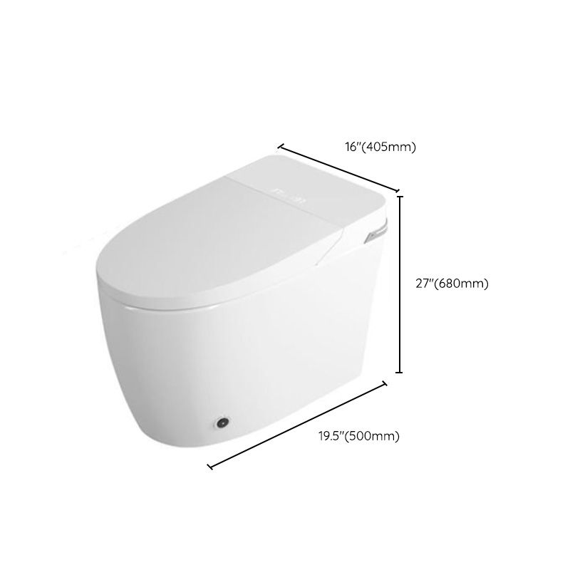 15.9" W Antimicrobial Ceramic Floor Mount Bidet with Warm Air Dryer Clearhalo 'Bathroom Remodel & Bathroom Fixtures' 'Bidets' 'Home Improvement' 'home_improvement' 'home_improvement_bidets' 'Toilets & Bidets' 1200x1200_01b7de26-8827-4b5a-a81f-3fad31752d3d