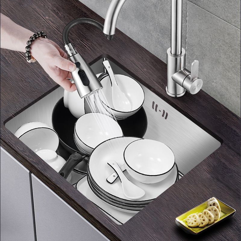 Modern Style Kitchen Sink Undermount Noise Cancelling Design Kitchen