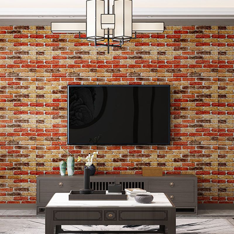 3D Artificial Brick Wall Panel Industrial Style Home Living Room Wall Plate(10-Pack) Clearhalo 'Flooring 'Home Improvement' 'home_improvement' 'home_improvement_wall_paneling' 'Wall Paneling' 'wall_paneling' 'Walls & Ceilings' Walls and Ceiling' 1200x1200_02067f49-96c2-45e5-b17d-6ff17130ece2