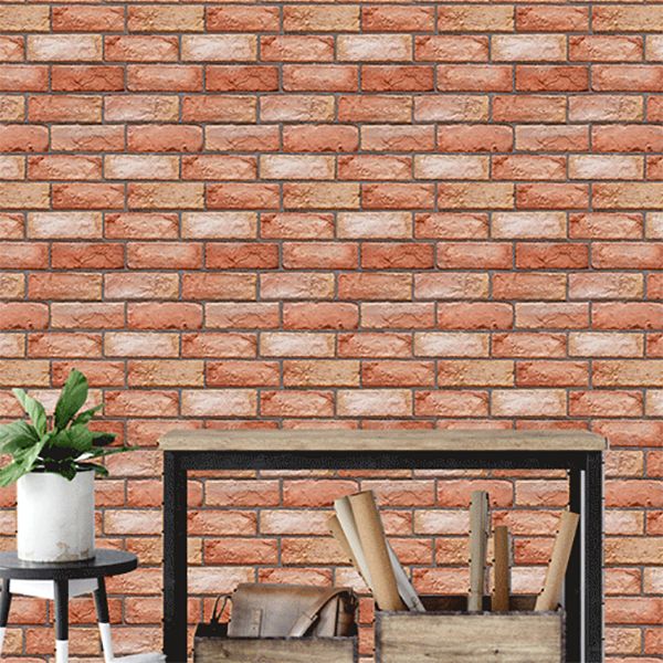 Artificial Brick Wall Panel Farmhouse Style Simple Home Living Room Panel Wall (5-pack) Clearhalo 'Flooring 'Home Improvement' 'home_improvement' 'home_improvement_wall_paneling' 'Wall Paneling' 'wall_paneling' 'Walls & Ceilings' Walls and Ceiling' 1200x1200_02194790-2bac-4eaf-bb40-2f321f4b8e8b
