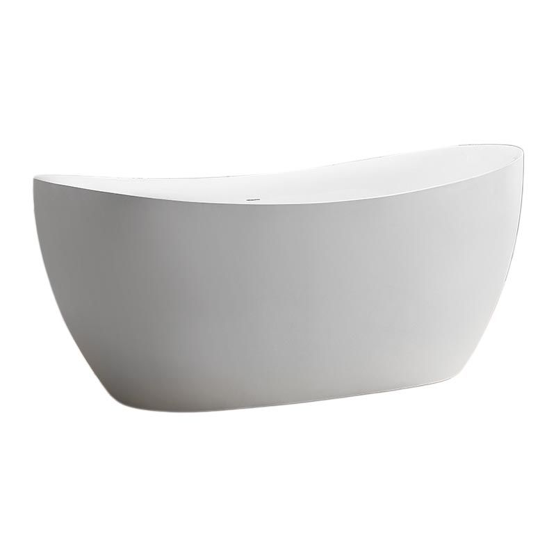 Modern Acrylic Bathtub Home and Hotel Freestanding Bath Tub in White Clearhalo 'Bathroom Remodel & Bathroom Fixtures' 'Bathtubs' 'Home Improvement' 'home_improvement' 'home_improvement_bathtubs' 'Showers & Bathtubs' 1200x1200_027026d4-d5c3-4ccd-923c-5a552620419d