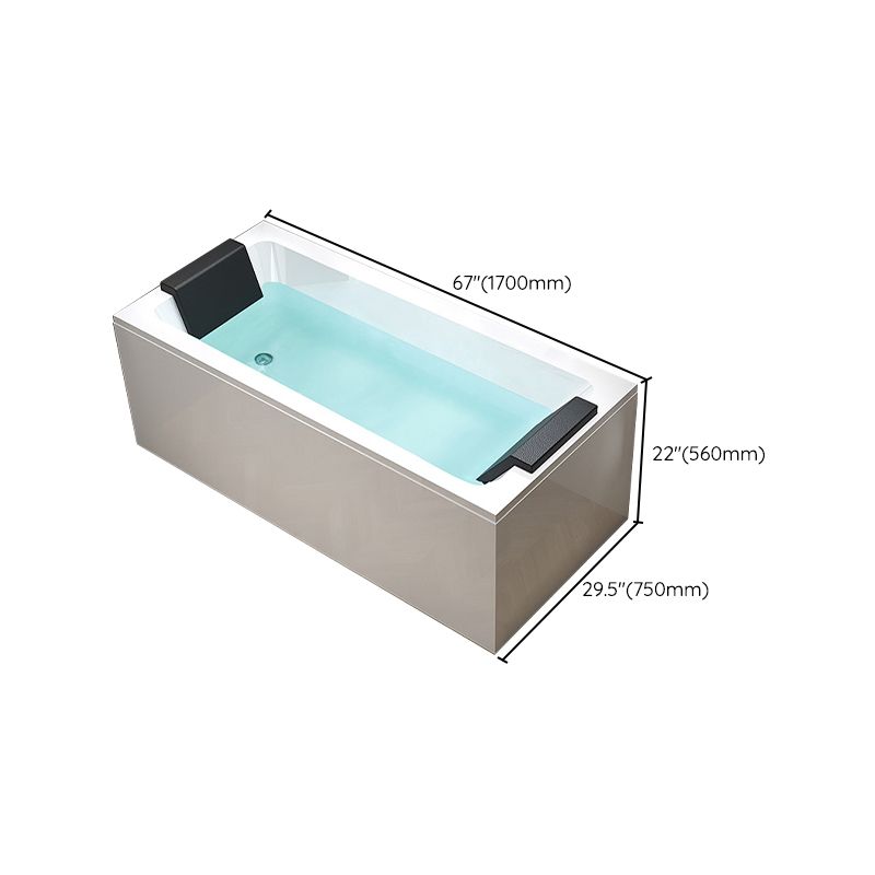 Flat Bottom Soaking Bathtub Antique Finish Rectangular Modern Bath Tub Clearhalo 'Bathroom Remodel & Bathroom Fixtures' 'Bathtubs' 'Home Improvement' 'home_improvement' 'home_improvement_bathtubs' 'Showers & Bathtubs' 1200x1200_027377ae-90b0-4511-b525-ce6d2d1c0f43