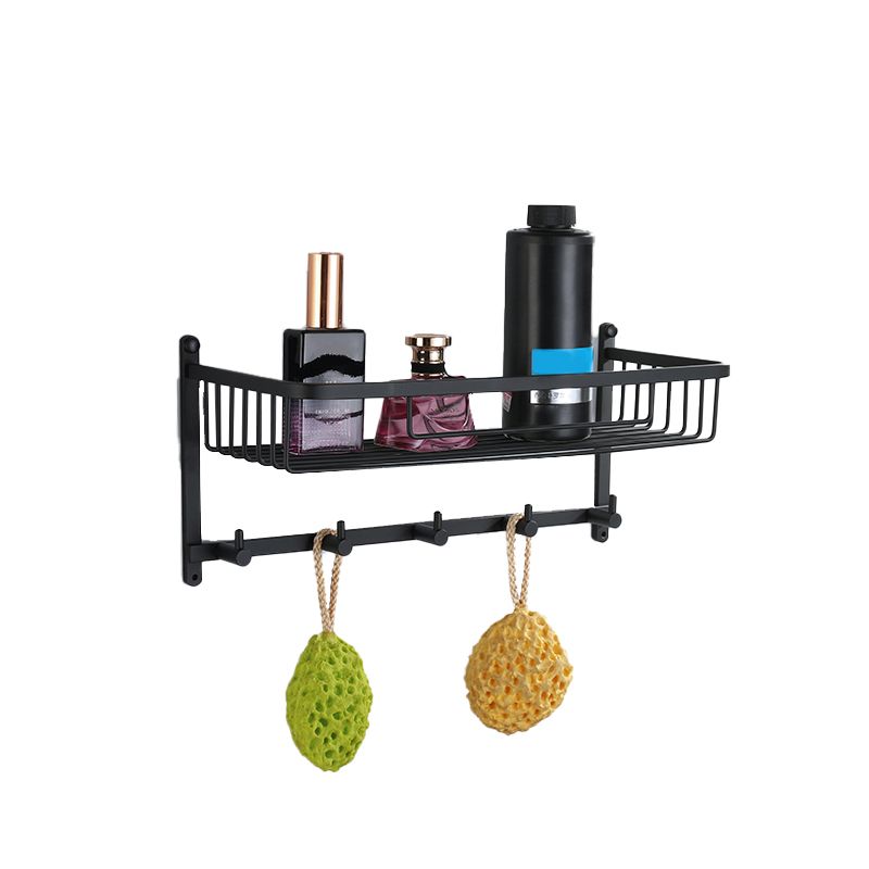 Modern Bathroom Hardware Set Bath Shelf Towel Bar Black Bath Hardware Set Clearhalo 'Bathroom Hardware Sets' 'Bathroom Hardware' 'Bathroom Remodel & Bathroom Fixtures' 'bathroom_hardware_sets' 'Home Improvement' 'home_improvement' 'home_improvement_bathroom_hardware_sets' 1200x1200_02a507bd-904e-422e-96f9-112f9a52e9ac