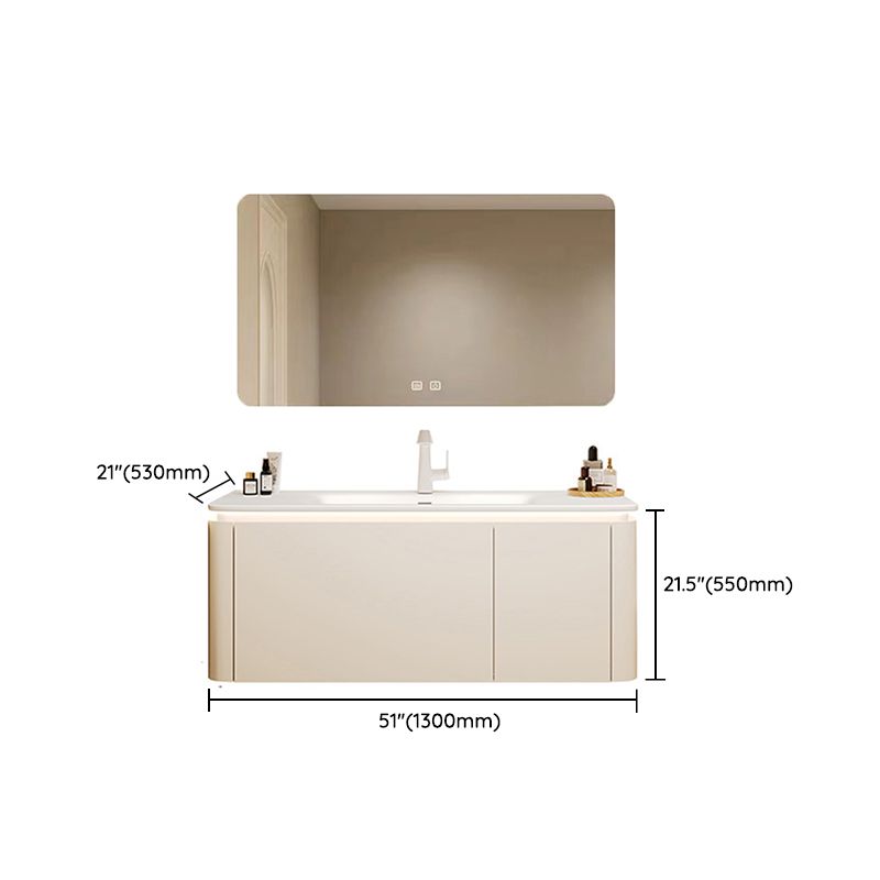 Wall Mount Sink Included Sink Vanity with Faucet Mirror for Bathroom Clearhalo 'Bathroom Remodel & Bathroom Fixtures' 'Bathroom Vanities' 'bathroom_vanities' 'Home Improvement' 'home_improvement' 'home_improvement_bathroom_vanities' 1200x1200_02a596dd-6d6b-491b-861f-b492bda001c9