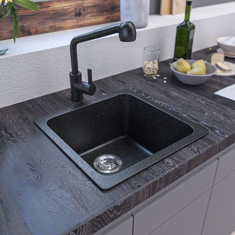 Contemporary Kitchen Sink Black Square Quartz Single Bowl without Faucet Clearhalo 'Home Improvement' 'home_improvement' 'home_improvement_kitchen_sinks' 'Kitchen Remodel & Kitchen Fixtures' 'Kitchen Sinks & Faucet Components' 'Kitchen Sinks' 'kitchen_sinks' 1200x1200_02df2664-6f99-4ac4-a96d-8de893c905f3