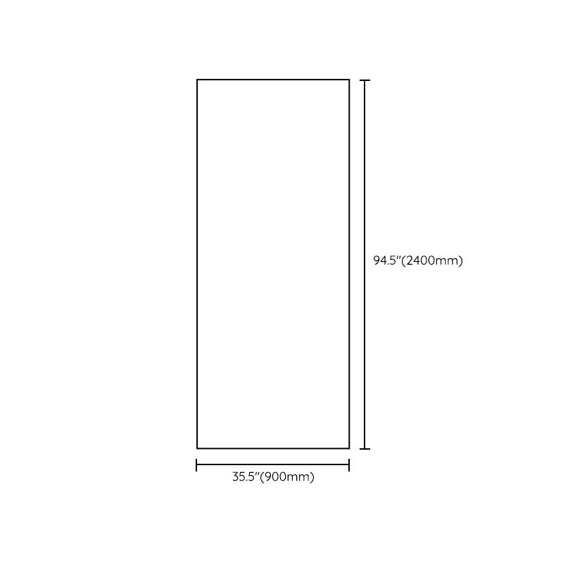 Frameless Glass Partition Bathroom Screen, Minimalist Bathroom Half Partition Glass Panel Clearhalo 'Bathroom Remodel & Bathroom Fixtures' 'Home Improvement' 'home_improvement' 'home_improvement_shower_tub_doors' 'Shower and Tub Doors' 'shower_tub_doors' 'Showers & Bathtubs' 1200x1200_02df9dd6-80a9-46c0-b14b-5f30a9bd7565